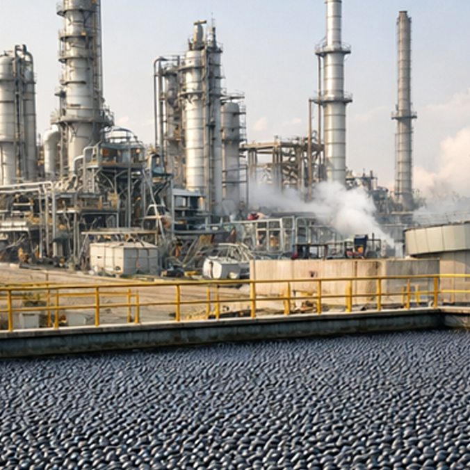 Industrial Process Water & Cooling PondsThermal insulation and vapor suppression.